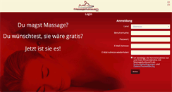 Desktop Screenshot of massageaustausch.at