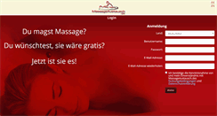 Desktop Screenshot of massageaustausch.de